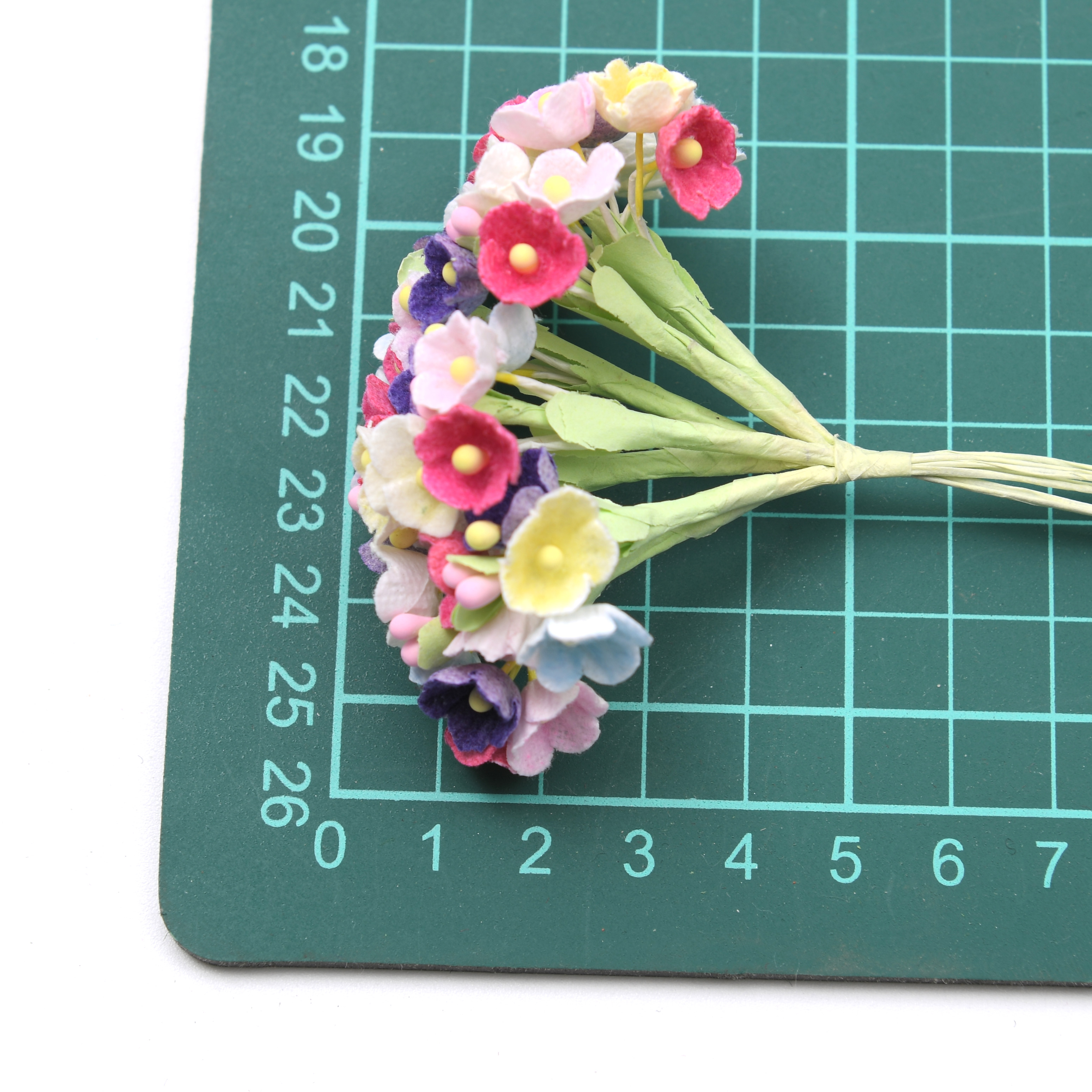 8pcs/1bunch Mini Paper Rose Fl - Christmas Wreath Fake 리뷰 및 가격