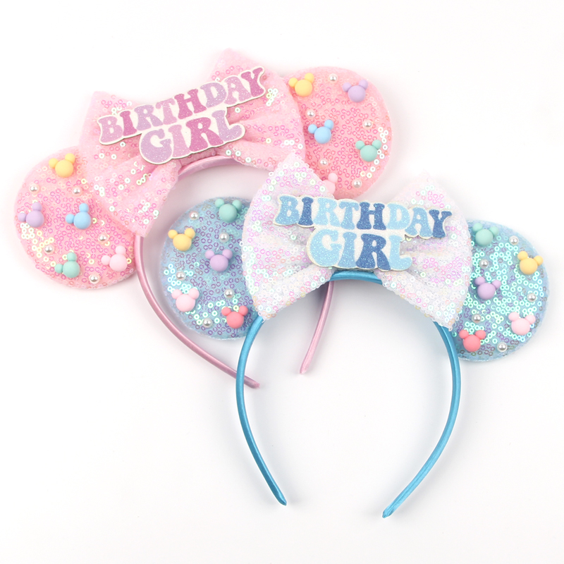 Girls Happy Birthday Minnie Mo - Ribbon Bow Gift 리뷰 및 가격