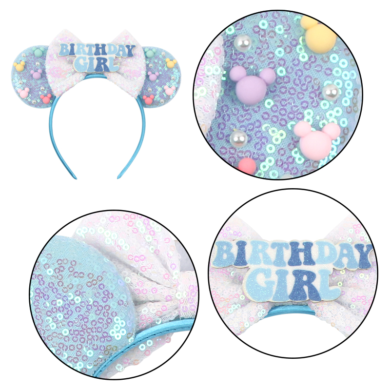 Girls Happy Birthday Minnie Mo - Ribbon Bow Gift 리뷰 및 가격