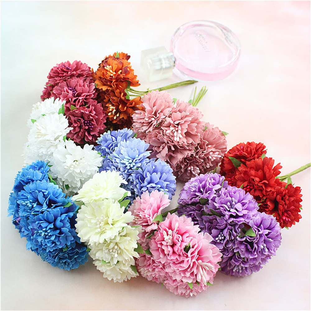 18PCS Bouquet Artificial Flowe - Christmas Wreath Fake 리뷰 및 가격