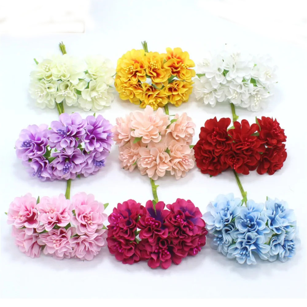 18PCS Bouquet Artificial Flowe - Christmas Wreath Fake 리뷰 및 가격