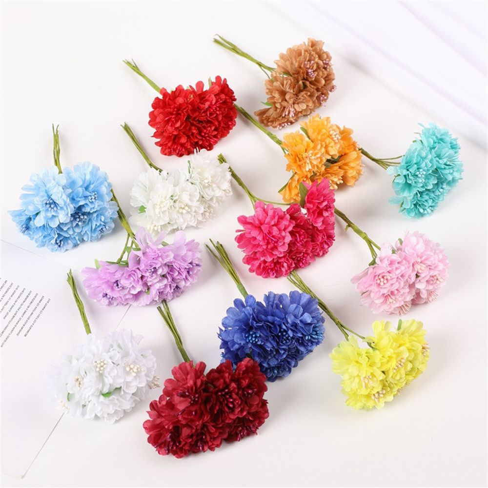 18PCS Bouquet Artificial Flowe - Christmas Wreath Fake 리뷰 및 가격