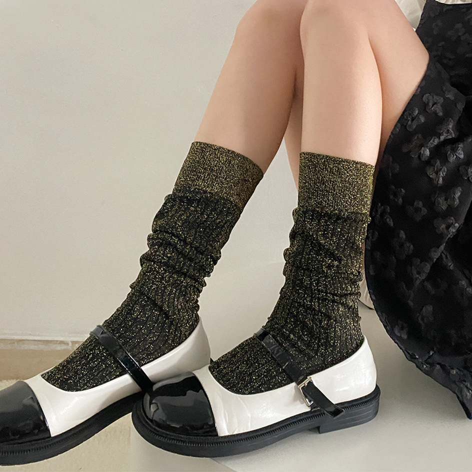 Glitter Long Socks For Women F - Christmas Stocking Hanging 리뷰 및 가격