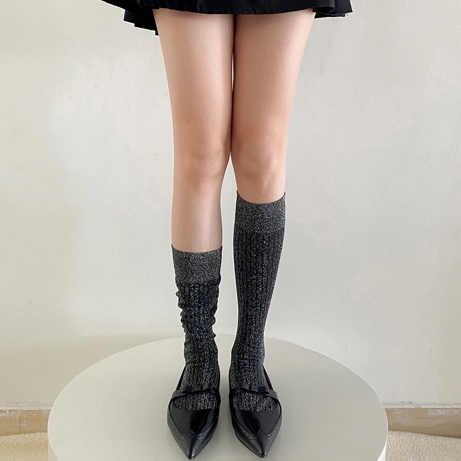 Glitter Long Socks For Women F - Christmas Stocking Hanging 리뷰 및 가격
