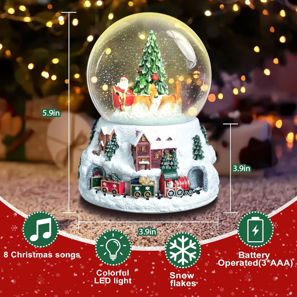 5.9-Inch Musical Snow Globe wi - Snow Globe Musical 리뷰 및 가격