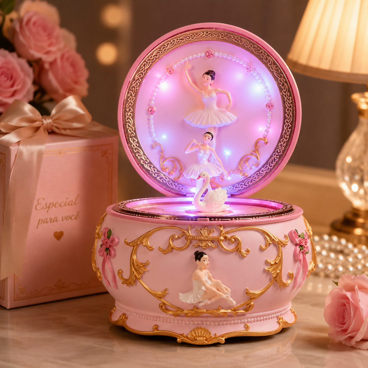 LED Rotating Ballerina Music B - Snow Globe Musical 리뷰 및 가격
