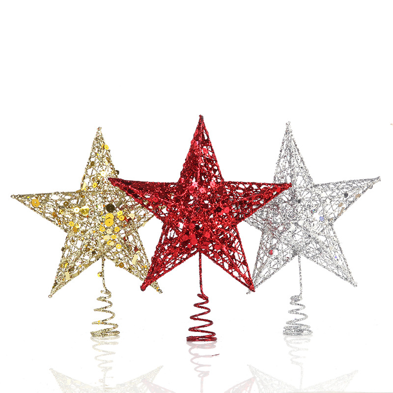 15/20/25/30cm Hollow Star Gold - Star Tree Topper 리뷰 및 가격