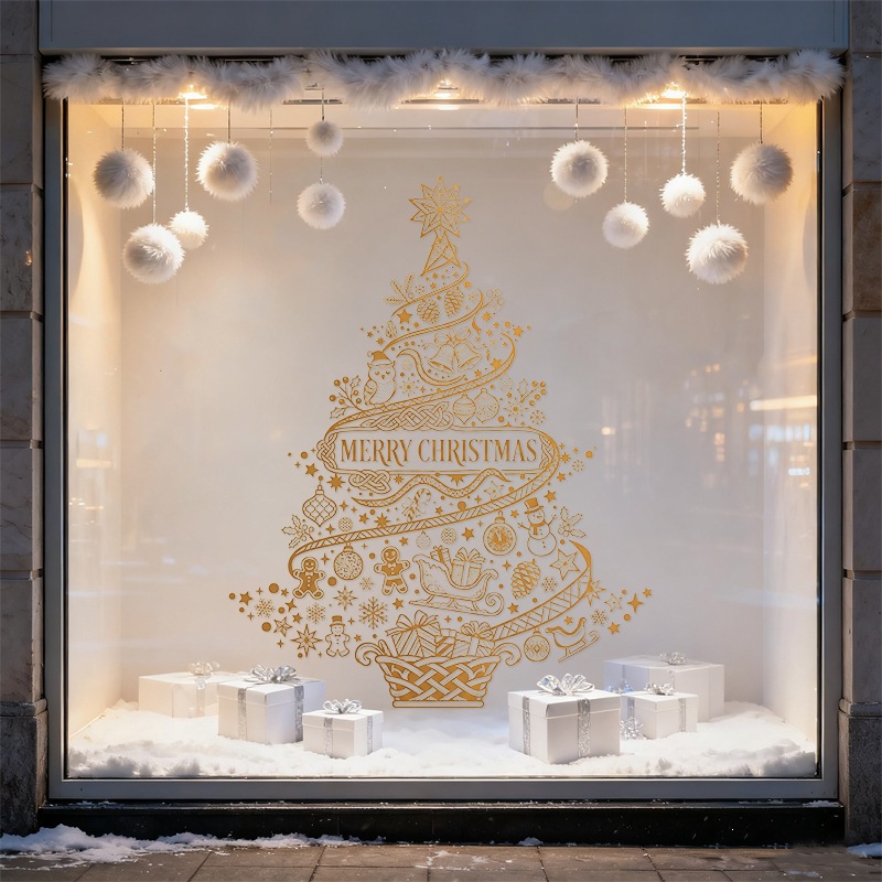 Merry Christmas Home Decoratio - Snowflake Window Decal 리뷰 및 가격