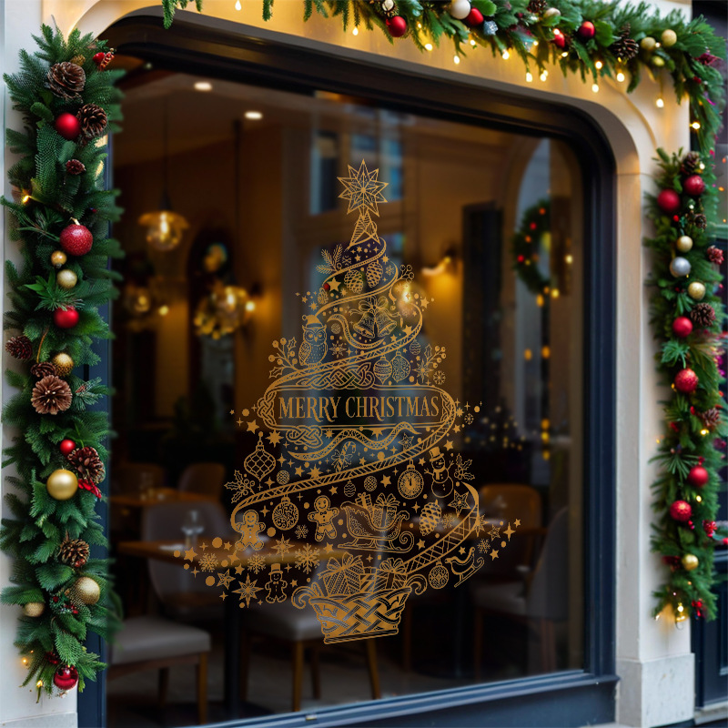 Merry Christmas Home Decoratio - Snowflake Window Decal 리뷰 및 가격