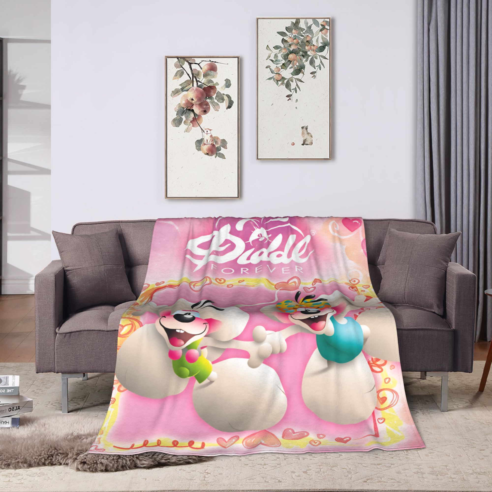 Christmas Diddl Blankets Quali - Christmas Throw Blanket 리뷰 및 가격
