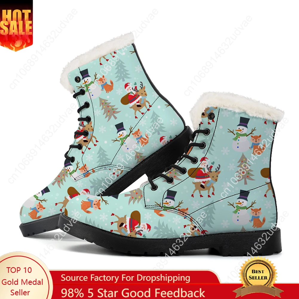 Christmas Plush Boots Mens Wom - Christmas Lights Outdoor 리뷰 및 가격