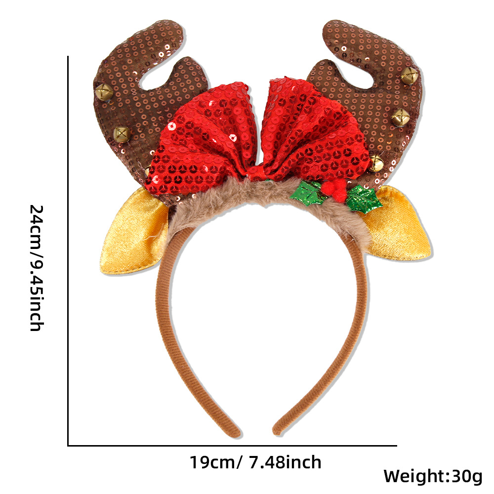 1 Piece/5Pcs Funny Santa Claus - Reindeer Antlers Headband 리뷰 및 가격