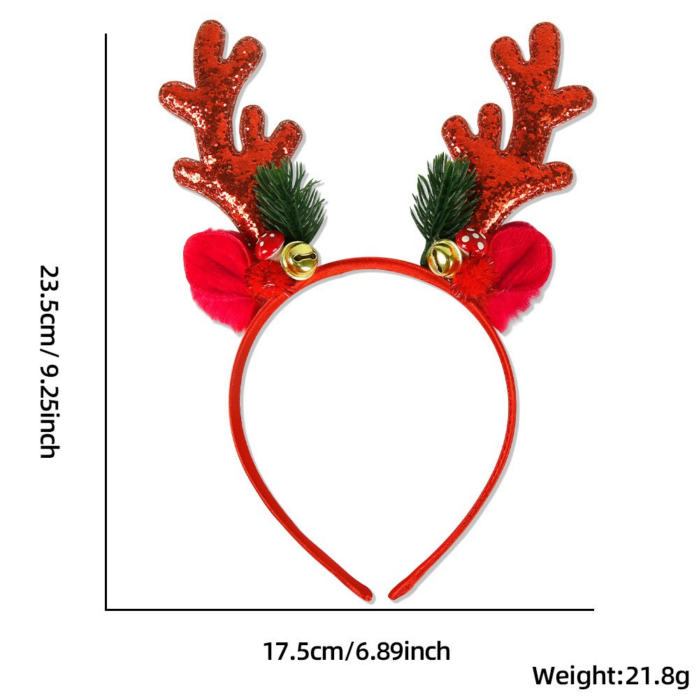 1 Piece/5Pcs Funny Santa Claus - Reindeer Antlers Headband 리뷰 및 가격