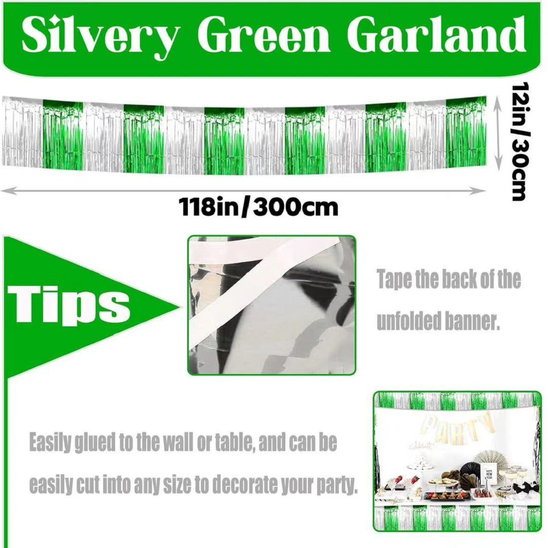4 Pcs St Patrick Party Decorat - Tinsel Garland Decoration 리뷰 및 가격