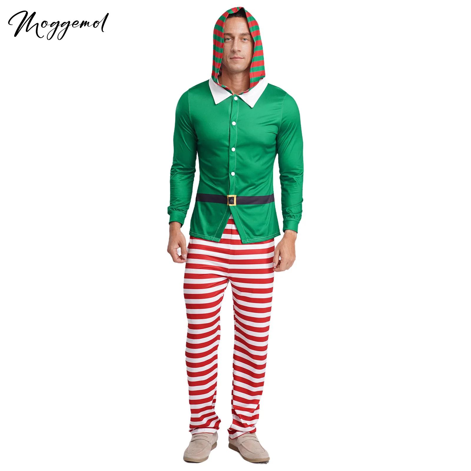 Mens Christmas Elf Pajamas Par - Elf Costume Christmas 리뷰 및 가격
