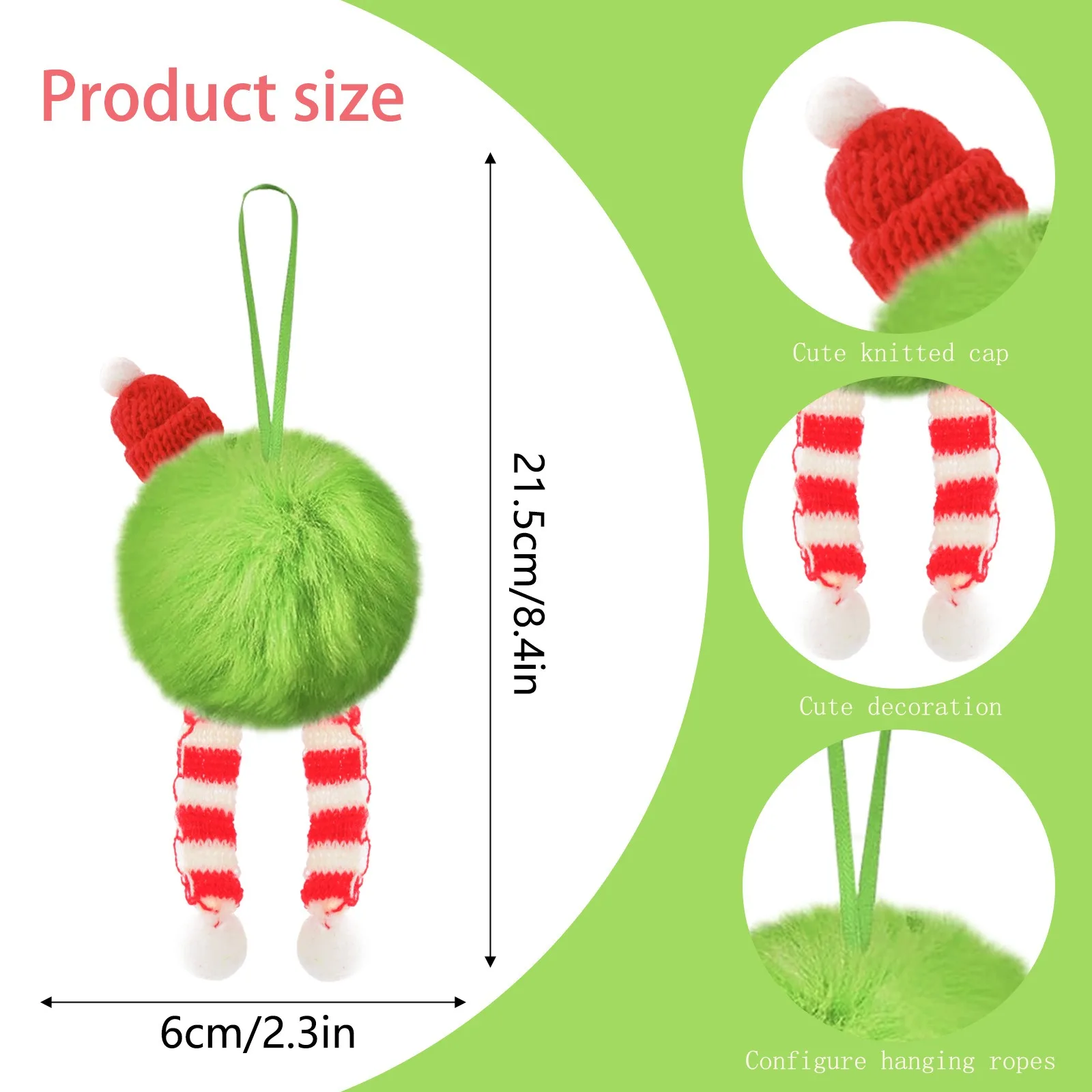 Christmas Green Long Plush Bal - Santa Hat Plush 리뷰 및 가격