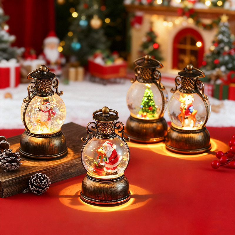Vintage Style USB Powered Ligh - Snow Globe Musical 리뷰 및 가격