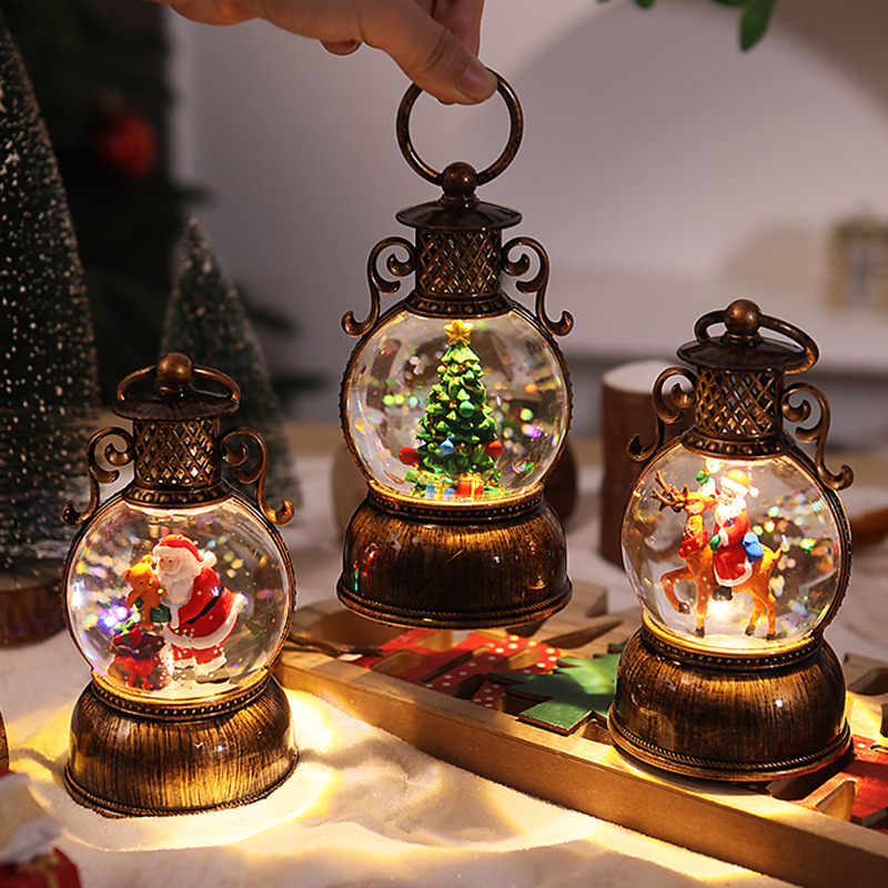 Vintage Style USB Powered Ligh - Snow Globe Musical 리뷰 및 가격