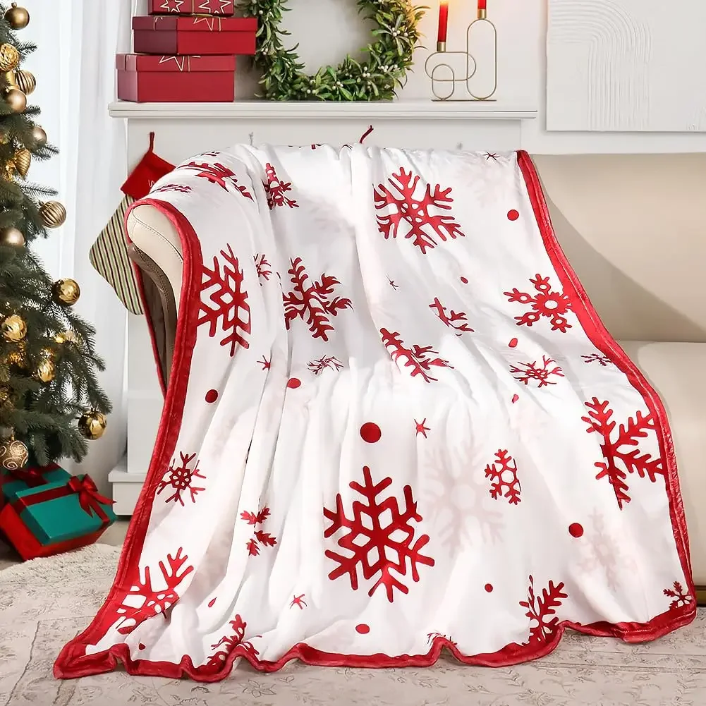 Red Snowflake Blanket Super So - Christmas Throw Blanket 리뷰 및 가격