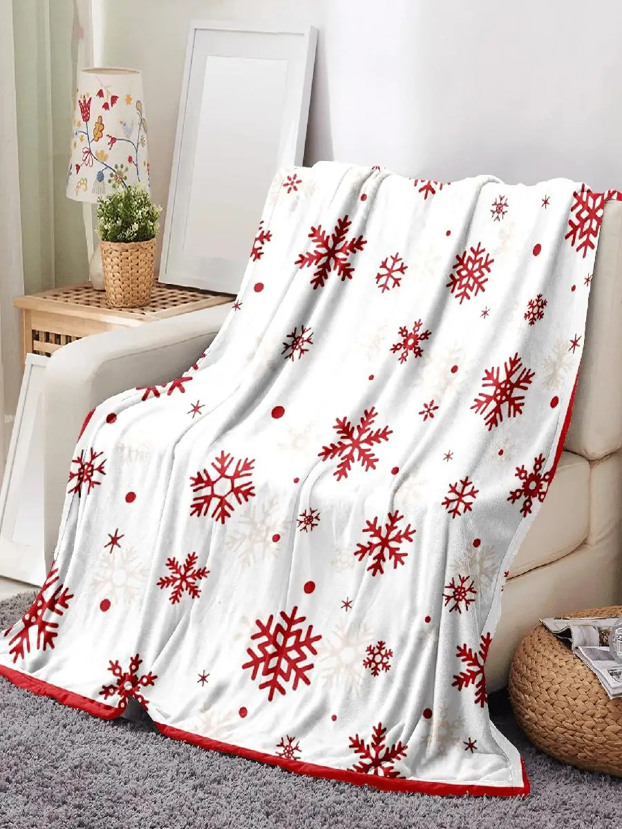 Red Snowflake Blanket Super So - Christmas Throw Blanket 리뷰 및 가격