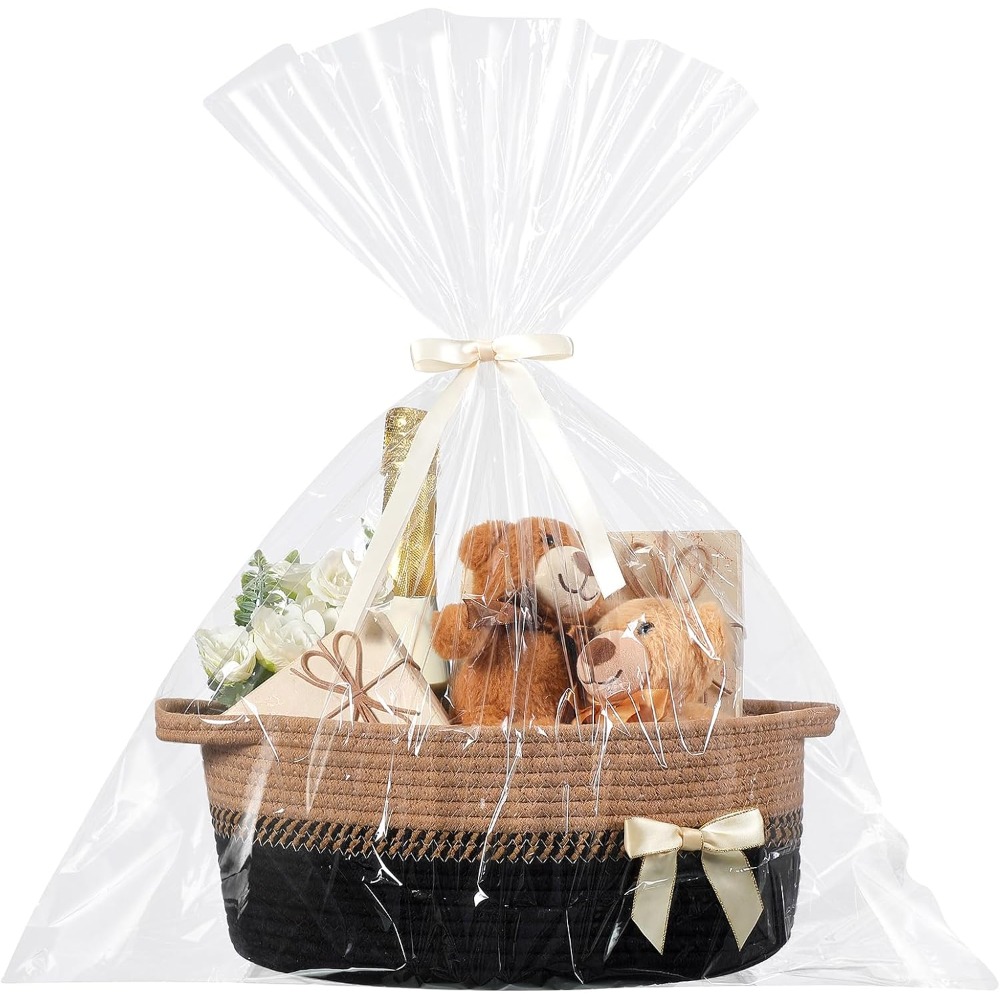 Woven Basket for Gift Empty wi - Gift Box Wrap Set 리뷰 및 가격
