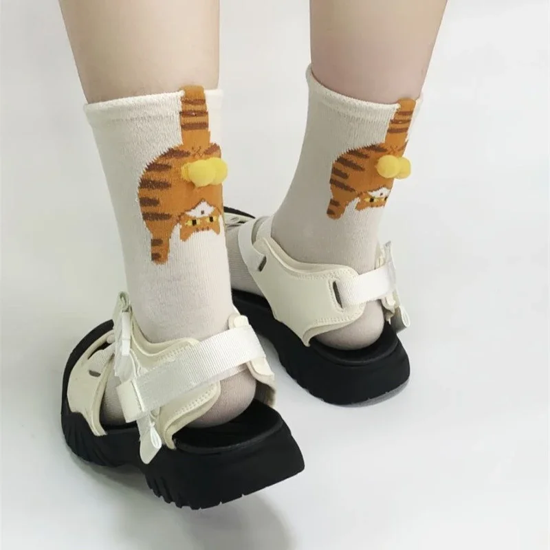 Couple Cat Egg Socks 3D Funny  - Christmas Stocking Hanging 리뷰 및 가격