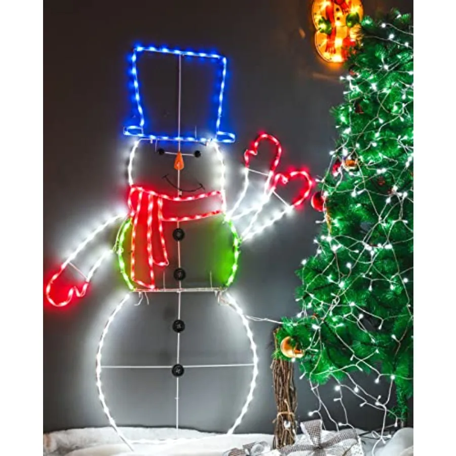 5FT 195 LED Snowman Light, Col - Christmas Lights Outdoor 리뷰 및 가격