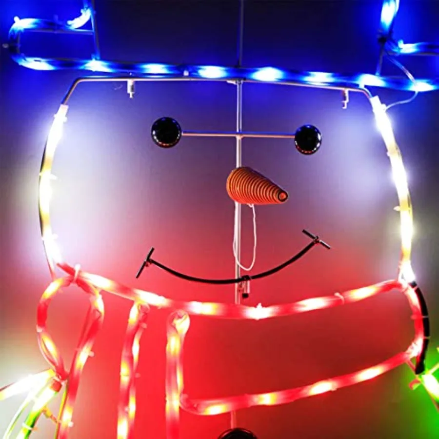5FT 195 LED Snowman Light, Col - Christmas Lights Outdoor 리뷰 및 가격
