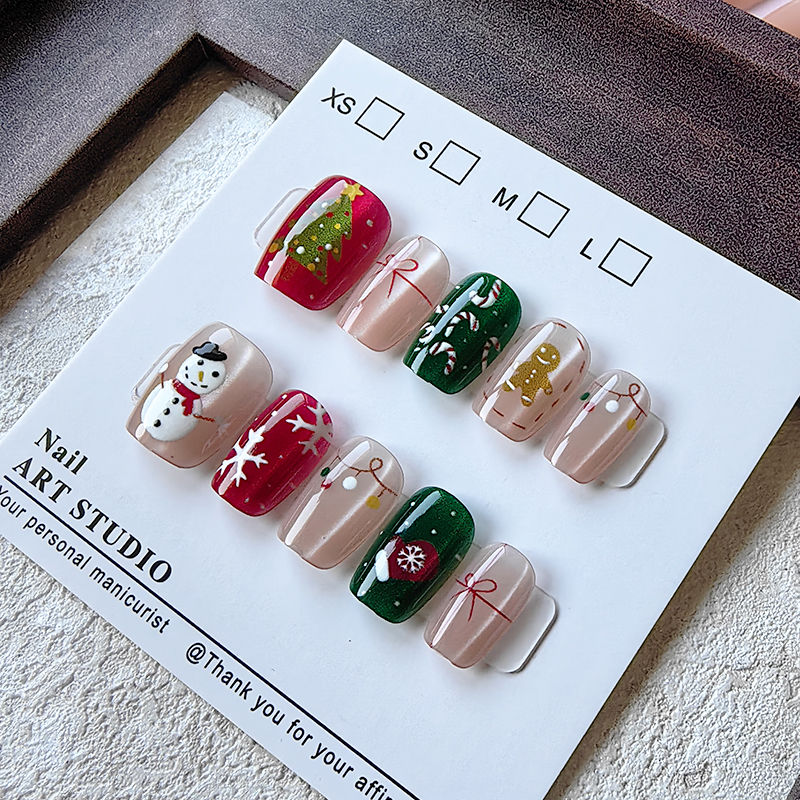 10 Pcs Christmas Half Handmade - Christmas Tree Artificial 리뷰 및 가격