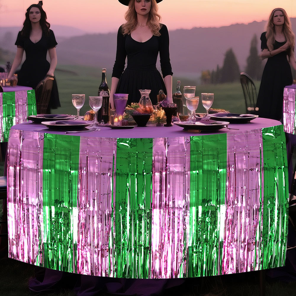 Wicked Witch Party Table Decor - Tinsel Garland Decoration 리뷰 및 가격