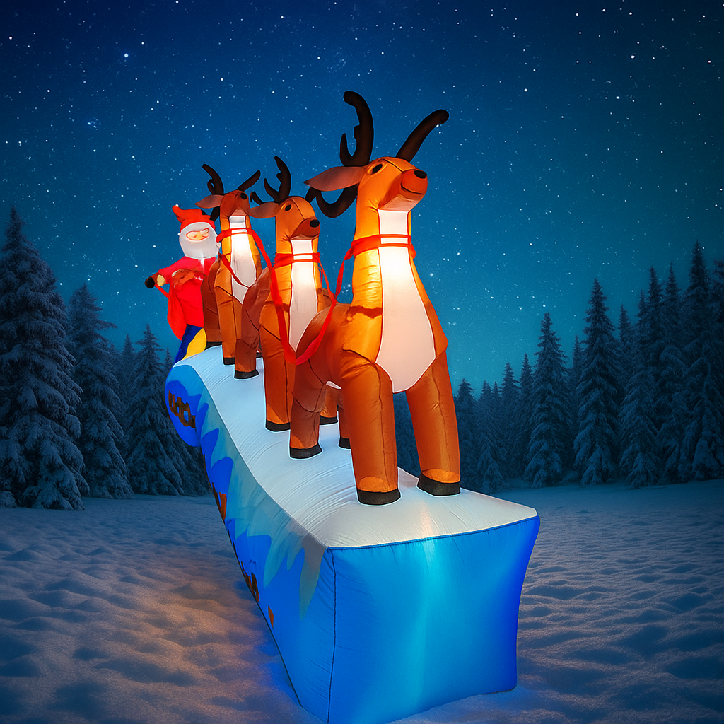 11.8FT Santa Claus Reindeer Sl - Christmas Lights Outdoor 리뷰 및 가격