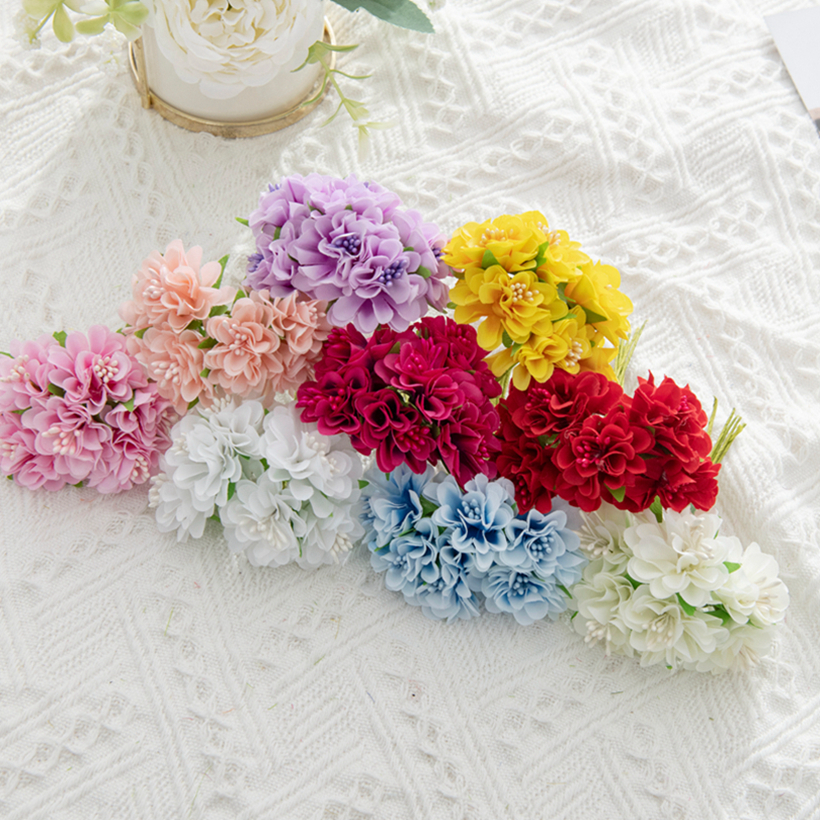 18Pcs Artificial Flowers Stame - Christmas Wreath Fake 리뷰 및 가격