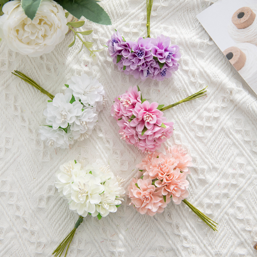 18Pcs Artificial Flowers Stame - Christmas Wreath Fake 리뷰 및 가격