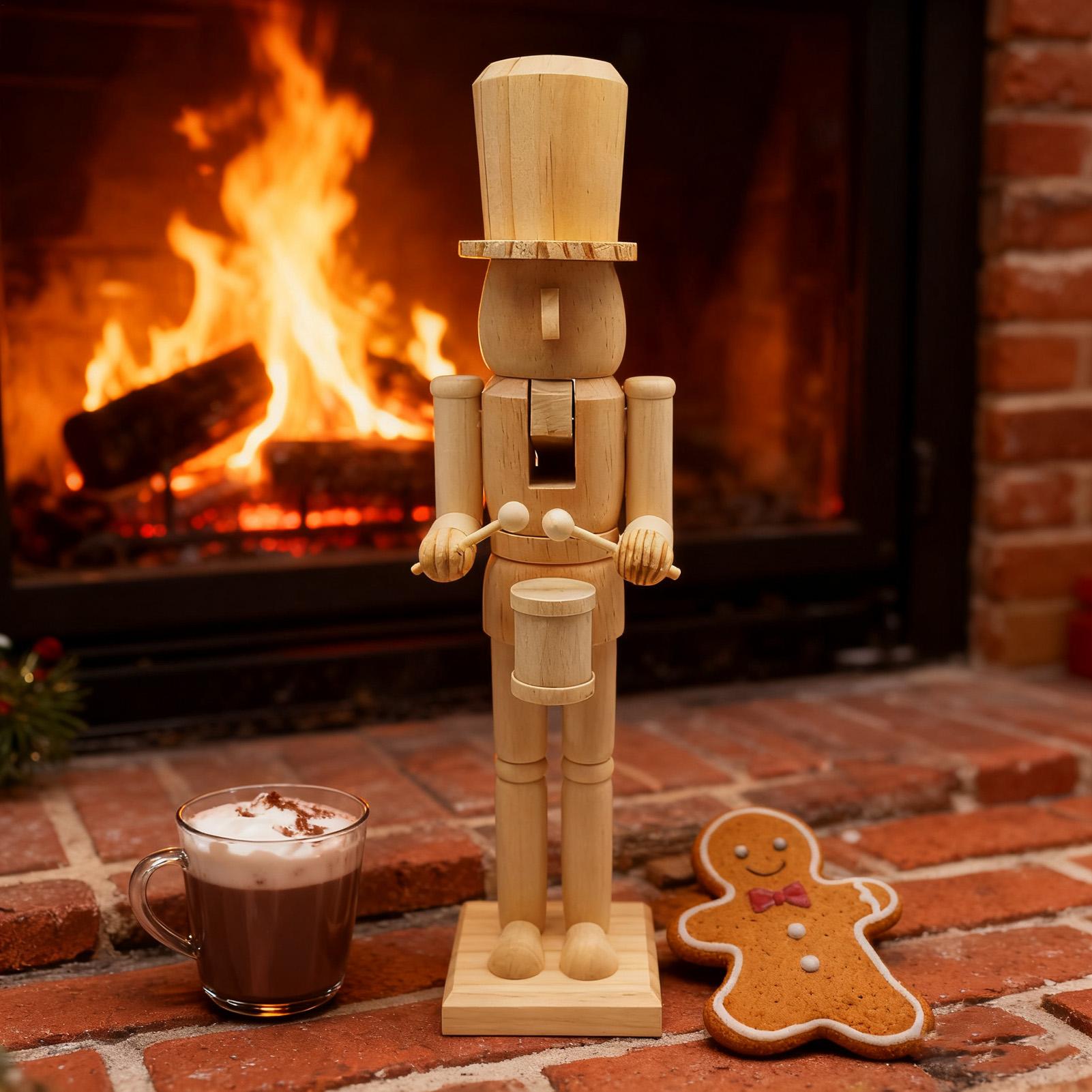 Nutcracker Decor 38cm Wooden F - Nutcracker Figurine 리뷰 및 가격
