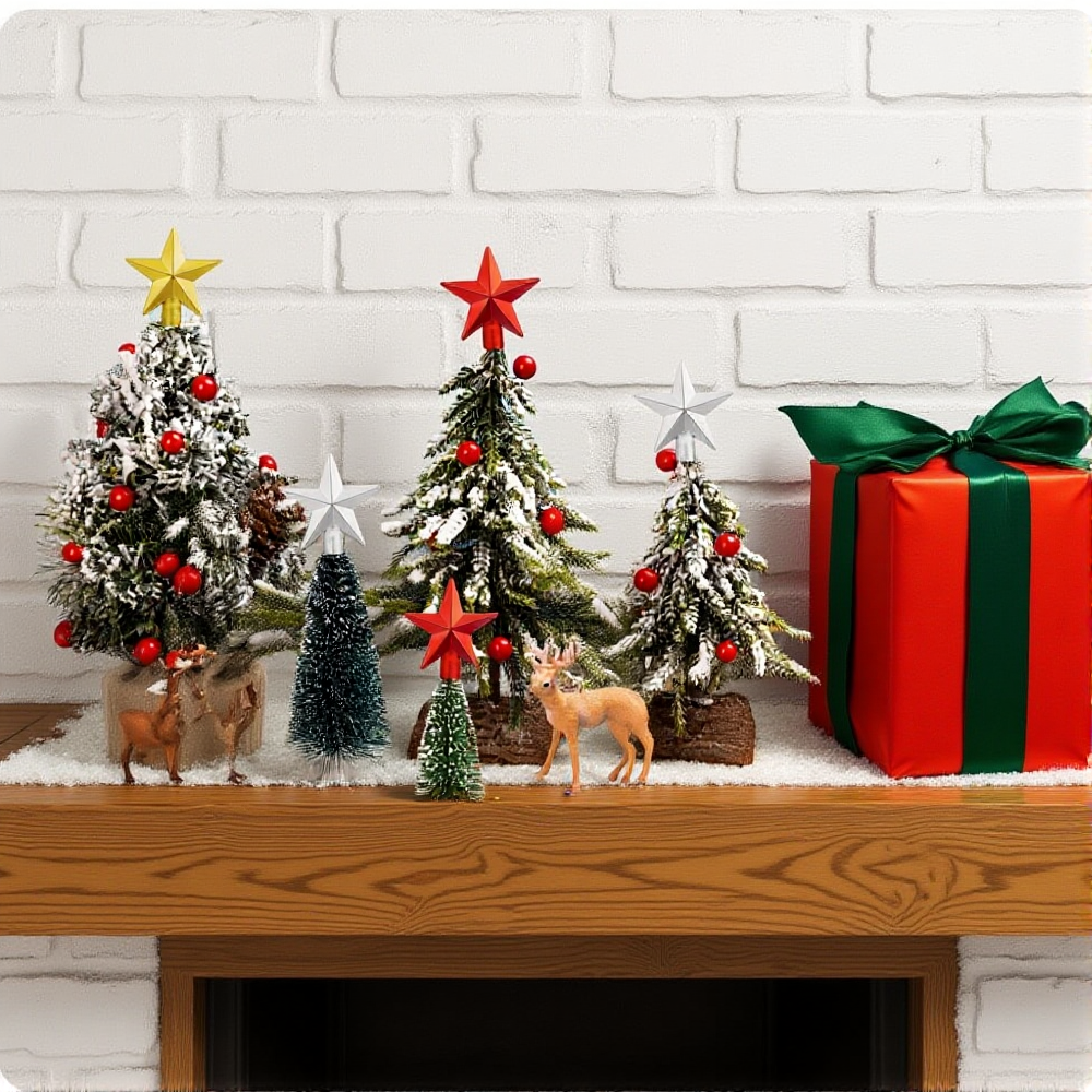 6cm Mini Christmas Tree Topper - Star Tree Topper 리뷰 및 가격