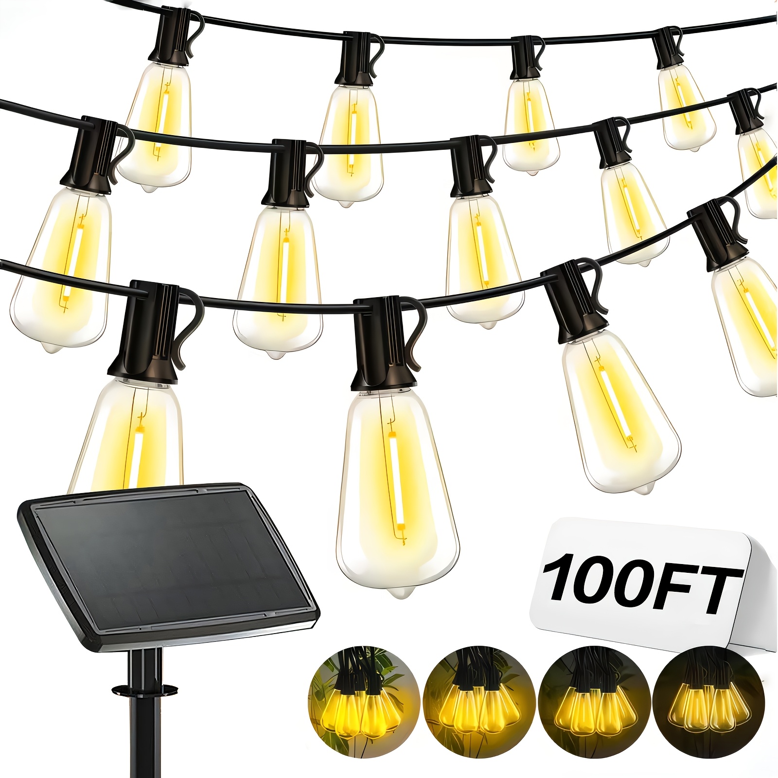 Solar Lights Outdoor, 100ft Pa - Christmas Lights Outdoor 리뷰 및 가격