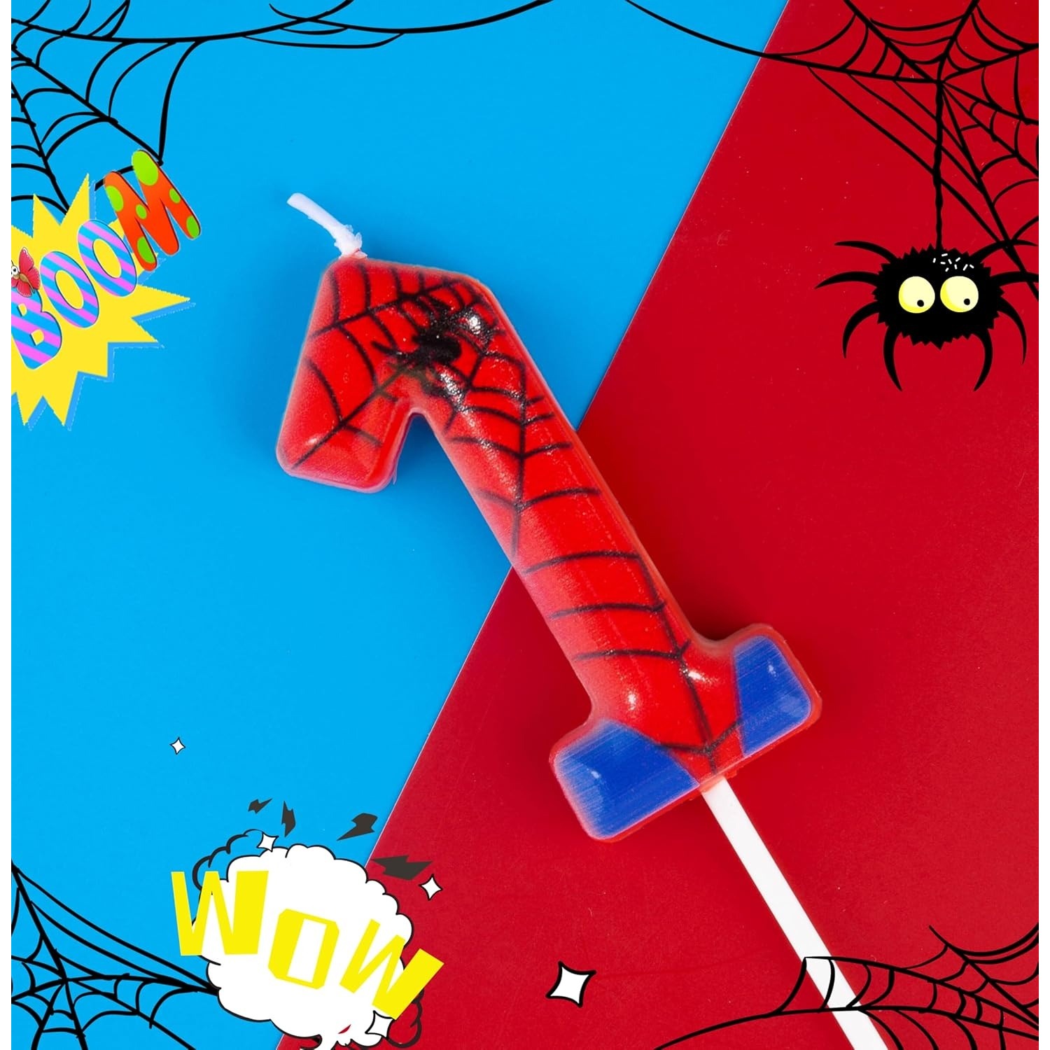 Spider Party 0-9 Birthday Cand - Holiday Candle Set 리뷰 및 가격
