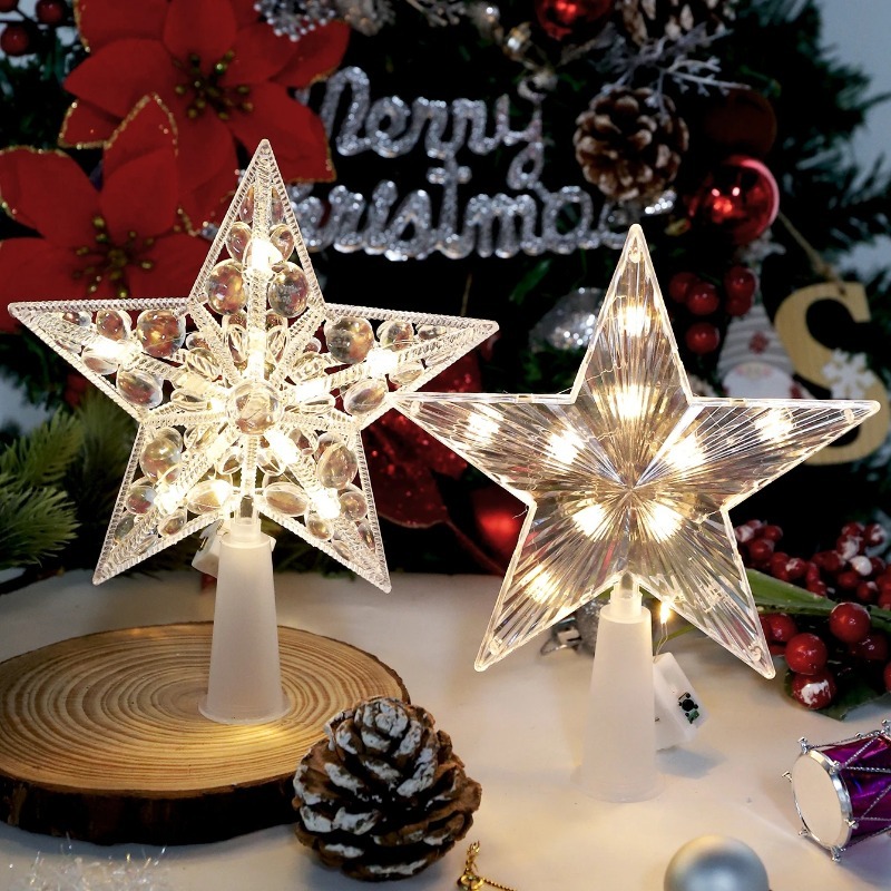 15cm Christmas Decoration Glow - Star Tree Topper 리뷰 및 가격