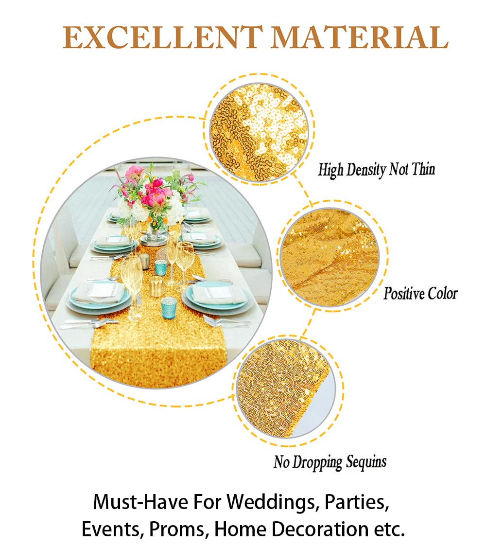 Sequin Table Runners Gold Tabl - Christmas Table Runner 리뷰 및 가격