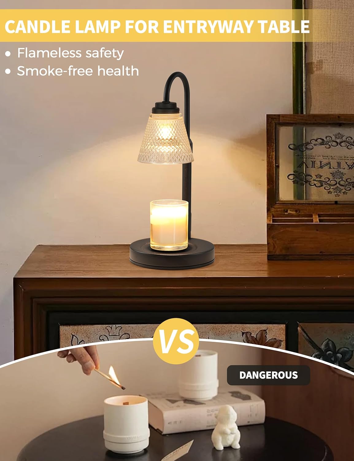 Candle Warmer Lamp with Timer  - Holiday Candle Set 리뷰 및 가격