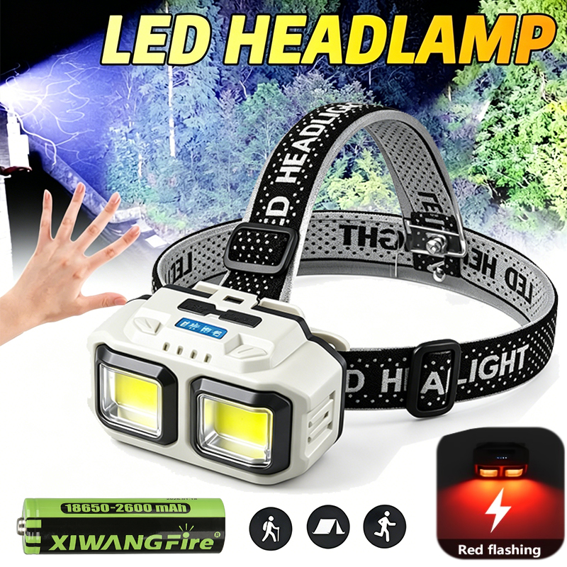 COB LED Headlamp Rechargeable  - Christmas Lights Outdoor 리뷰 및 가격