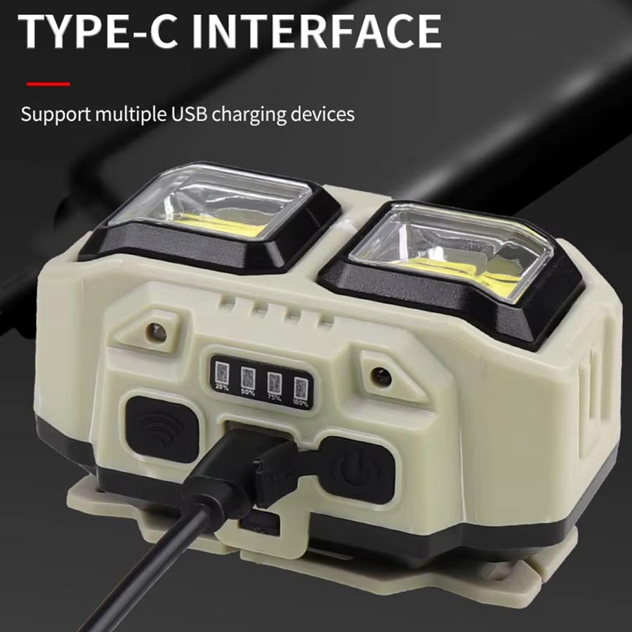 COB LED Headlamp Rechargeable  - Christmas Lights Outdoor 리뷰 및 가격