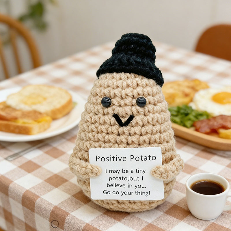 Cute Positive Potato Crochet D - Santa Hat Plush 리뷰 및 가격