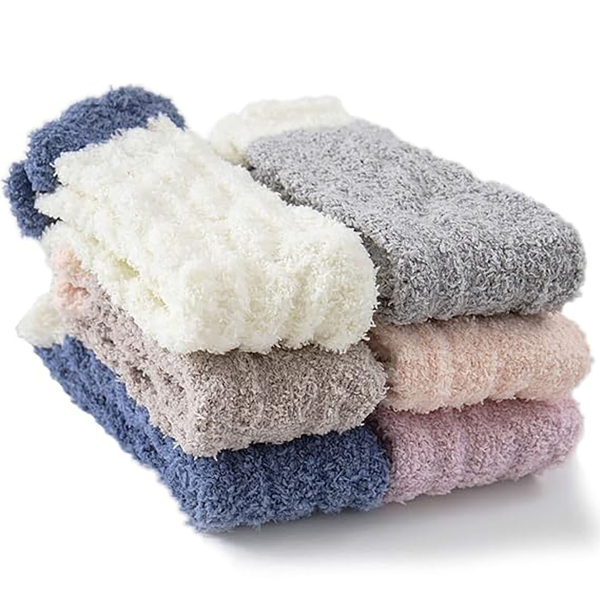6/12 Pairs of Fuzzy Socks Soft - Christmas Stocking Hanging 리뷰 및 가격