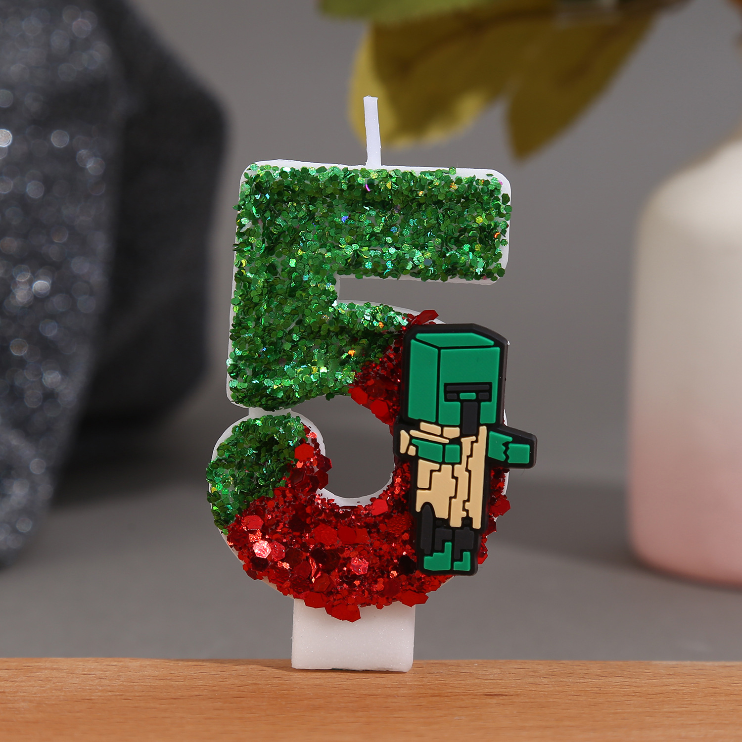 Minecraft Creative Cartoon Num - Holiday Candle Set 리뷰 및 가격