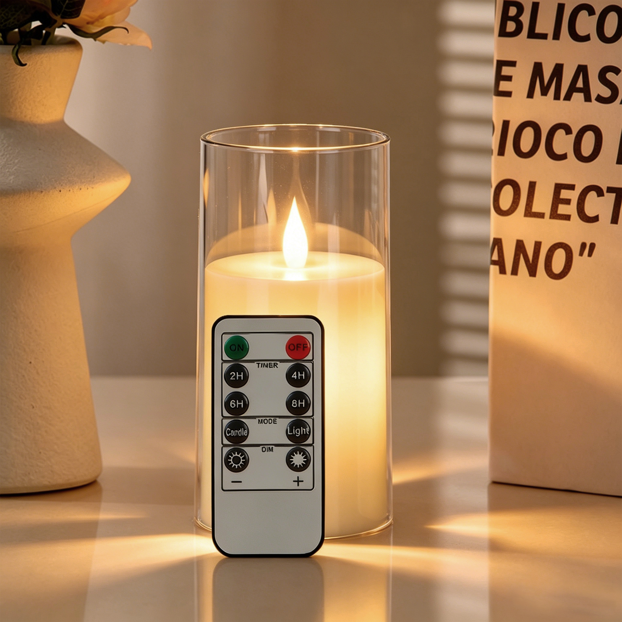 3-Piece LED Flame-Free Candle  - Holiday Candle Set 리뷰 및 가격