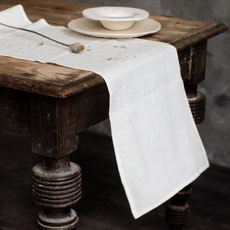 100% Linen Stone Washed Table  - Christmas Table Runner 리뷰 및 가격