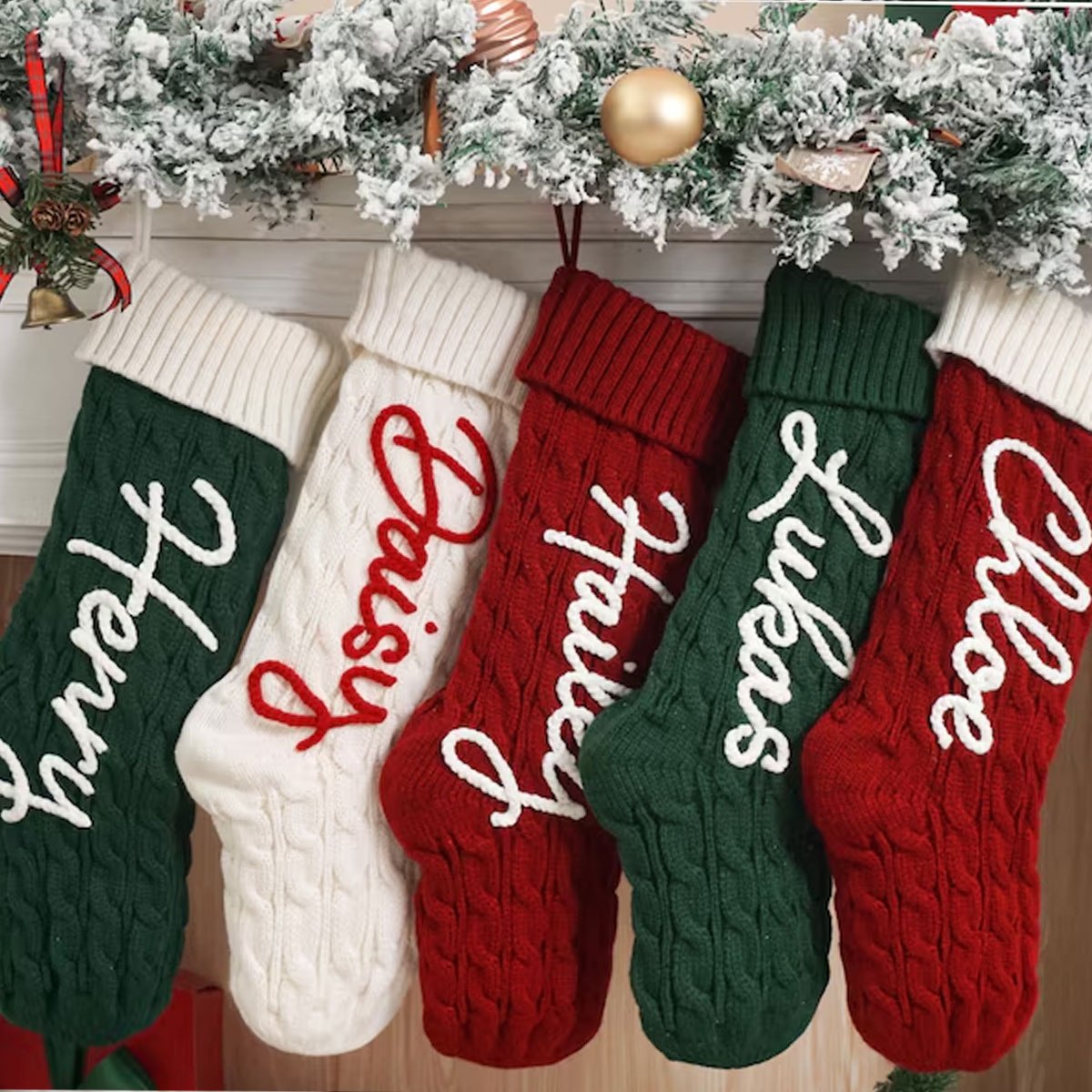 1PC Christmas decorative stock - Christmas Stocking Hanging 리뷰 및 가격