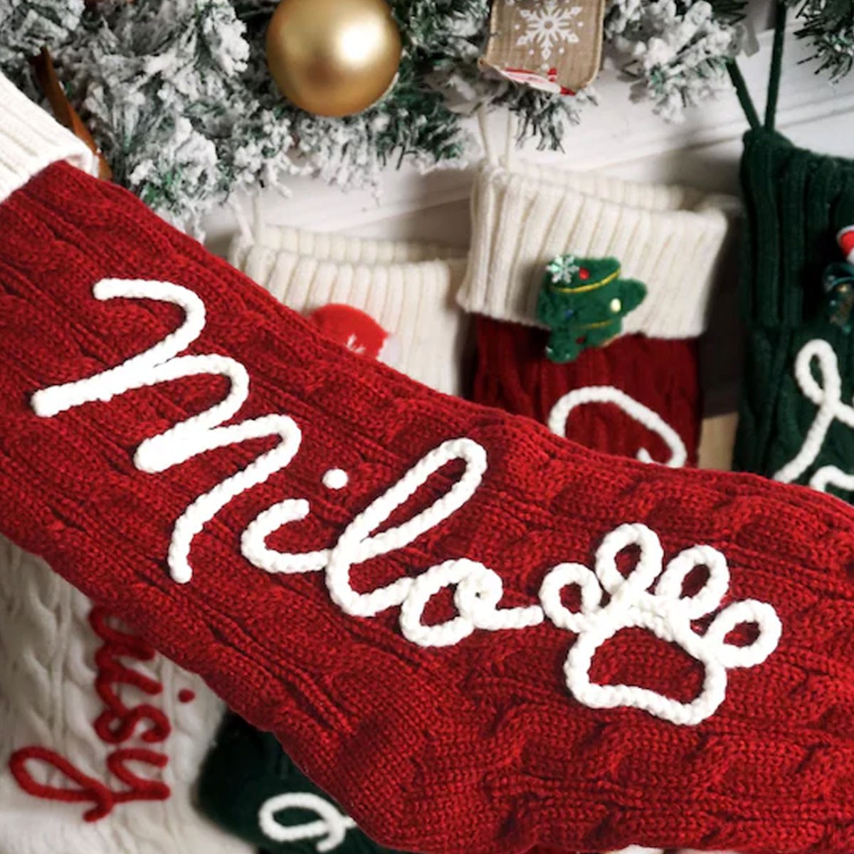 1PC Christmas decorative stock - Christmas Stocking Hanging 리뷰 및 가격