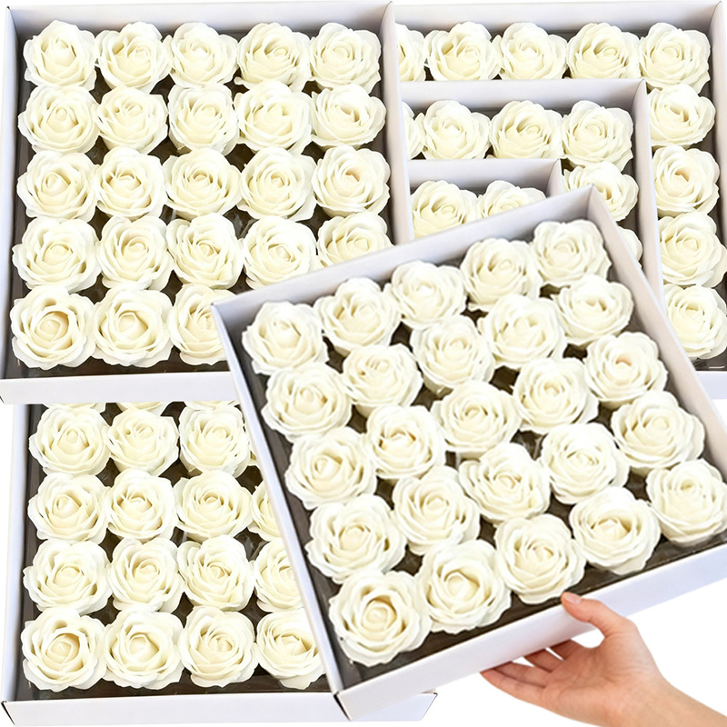 5/10Pcs Artificial Rose Soap F - Christmas Wreath Fake 리뷰 및 가격